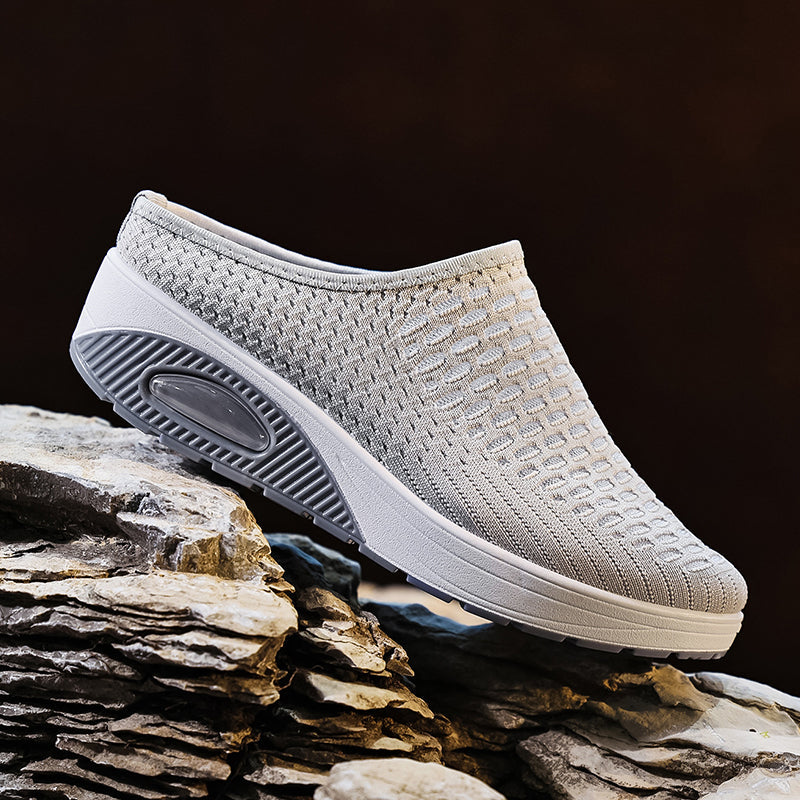 Sandales plateforme en maille respirante pour femmes