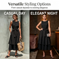 🔥-50%👗 Robe Longue Femme Sans Manches – Ceinture Cravate Taille Haute Coupe Fluide