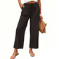 🔥-50%👖 Pantalon Femme Décontracté – Taille Haute Poches Confort Coupe Ample🤍 pour le quotidien