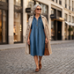 🔥-50%👗 Robe Chemise Jean Femme 🤍col rabattu et coupe confortable pour le travail