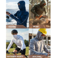 🏖️🧴 Pack 5 chemises UV à capuche – Ultra-légères et respirantes, protègent cou et bras toute la journée, séchage express 🍃💧
