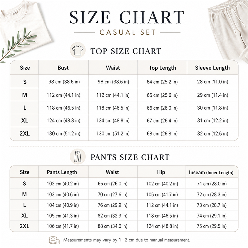 Ensemble décontracté femme (haut et pantalon)