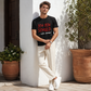 🔥 T-Shirt Noir Homme Slogan Allemand Humoristique – Respirant