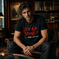 🔥 T-Shirt Noir Homme Slogan Allemand Humoristique – Respirant