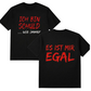 🔥 T-Shirt Noir Homme Slogan Allemand Humoristique – Respirant