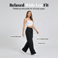 Pantalon de sport décontracté pour femme à taille élastiquée