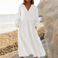 Robe élégante à nouer à la taille pour femme