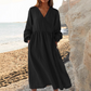 Robe élégante à nouer à la taille pour femme