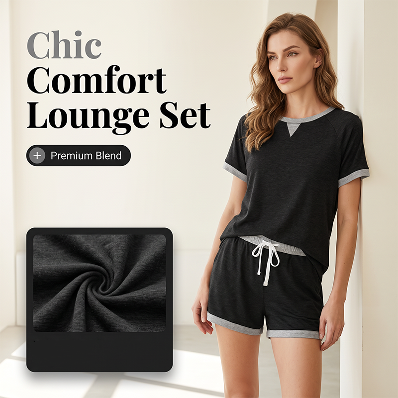 Ensemble décontracté pour femme : haut et short