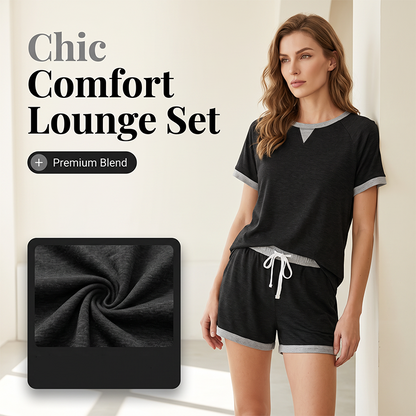 Women's Casual Top and Shorts Set