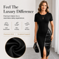 Women's Elegant Faux Leather Patchwork Dress
