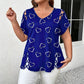 🌿 50 % DE RÉDUCTION MAINTENANT ! 💞 T-shirt Imprimé Cœur Taille Plus – Coupe Étudiée pour Sublimer les Silhouettes Pulpeuses 💃