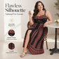 Robe longue bohème à fines bretelles pour femmes grandes tailles