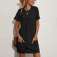 Robe t-shirt ample d'été pour femme, avec poches