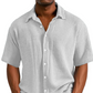 Chemise décontractée pour homme, confortable, coupe ample, à manches courtes