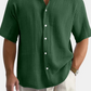 Chemise décontractée pour homme, confortable, coupe ample, à manches courtes