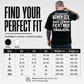 🧥 T-shirt pour homme avec slogan allemand humoristique — T-shirt avec citation sarcastique et motif au texte plein d'esprit