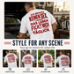 🧥 T-shirt pour homme avec slogan allemand humoristique — T-shirt avec citation sarcastique et motif au texte plein d'esprit