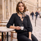 Tunique ample à manches 3/4 pour femme