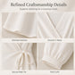 Robe portefeuille unie élégante pour femme