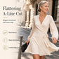 Robe portefeuille unie élégante pour femme