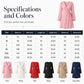 Robe portefeuille unie élégante pour femme