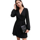 Robe portefeuille unie élégante pour femme