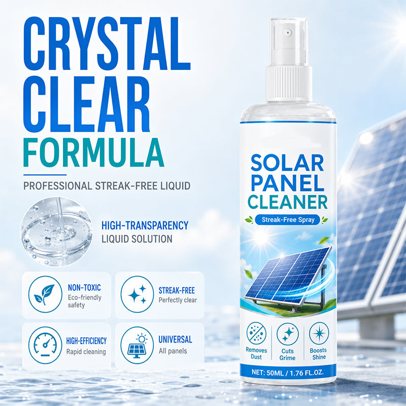 ☀️🧴 Spray nettoyant haut de gamme panneaux solaires, élimine poussière et saleté pour rendement maximal ✨