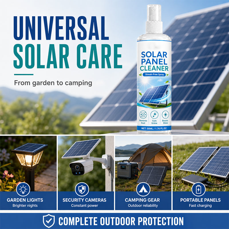 ☀️🧴 Spray nettoyant haut de gamme panneaux solaires, élimine poussière et saleté pour rendement maximal ✨