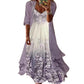 Grande robe ample et fluide, style indien