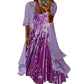 Grande robe ample et fluide, style indien