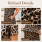 🐆 50 % DE RÉDUCTION ! 👗 Robe longue pour femme à motif léopard avec poches, robe décontractée à manches courtes – Confortable