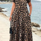 🐆 50 % DE RÉDUCTION ! 👗 Robe longue pour femme à motif léopard avec poches, robe décontractée à manches courtes – Confortable