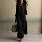 Ensemble chemise à manches longues et pantalon large pour femme