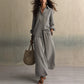 Ensemble chemise à manches longues et pantalon large pour femme