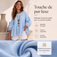 Blouse d'été à manches lanternes et volants étagés pour femme
