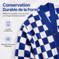 Cardigan en tricot à carreaux à manches longues pour femme