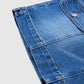 Short en jean stretch décontracté pour femme