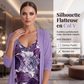 Ensemble robe fluide imprimée pour femme avec cache-maillot