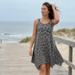 🏖️Soldes d'été : 50 % de réduction🏝️👗🐆Robe grande taille à imprimé léopard avec bretelles en anneaux✨Coupe ample flatteuse et style moderne, idéale pour toutes les occasions