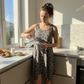 🏖️Soldes d'été : 50 % de réduction🏝️👗🐆Robe grande taille à imprimé léopard avec bretelles en anneaux✨Coupe ample flatteuse et style moderne, idéale pour toutes les occasions