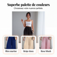 Pantalon plissé à jambes larges avec taille à cordon