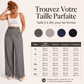 Pantalon de costume taille haute pour femme