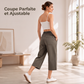 Pantalon capri en jean décontracté pour femme