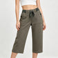 Pantalon capri en jean décontracté pour femme