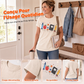 T-shirt à manches courtes à motif mignon pour femme