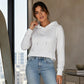 Hoodie décontracté pour femme avec cordon de serrage et poches