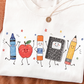 T-shirt à manches courtes à motif mignon pour femme