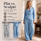 Ensemble décontracté pour femme : top à col bénitier et pantalon large