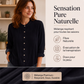 Chemise plissée décontractée à col montant pour femme
